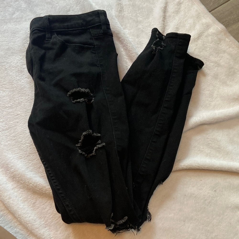 Hollister mid-rise super skinny jeans